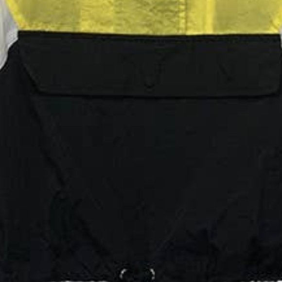 ***New Never Worn***Color Block Windbreaker Jacket--Yellow - Picture 4 of 4